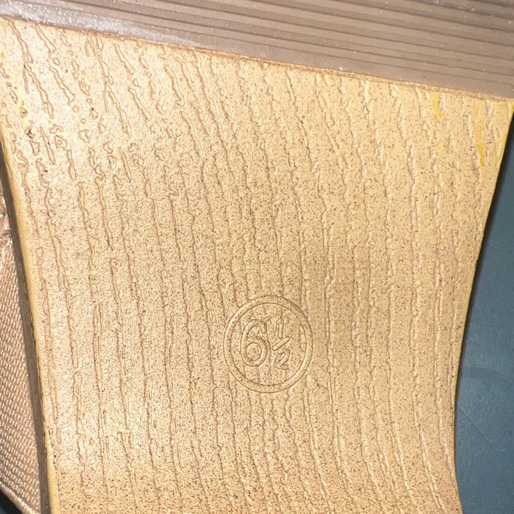 Universal Thread Beige Woven Clogs 6.5 - image 7